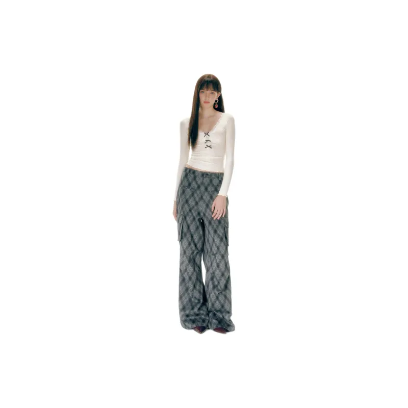 KLDINOR Cargo Pants Women's Gray-2