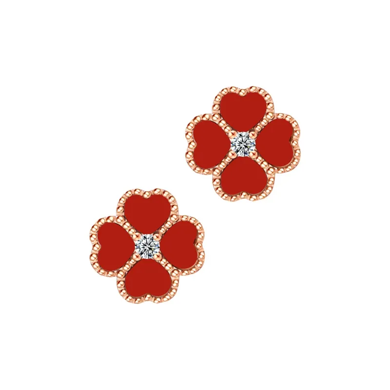 IS YOU 18K Gold Stud Earrings Women's-0