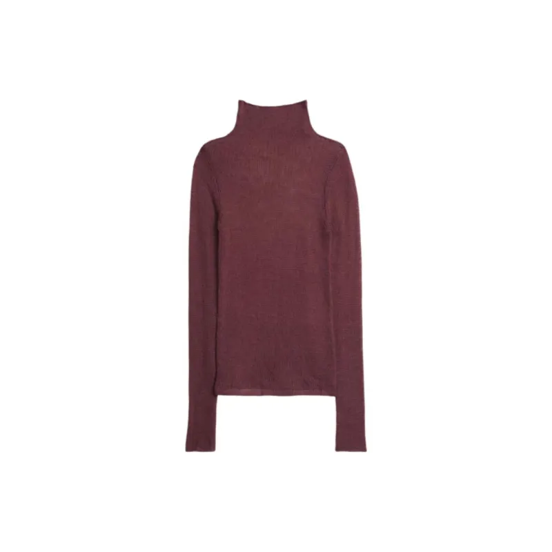ZARA SRPLS Series Knitwear Women's Dark Red-1