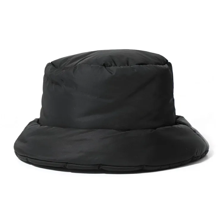 PRADA Recycled Nylon Bucket Hats Men's Black-1
