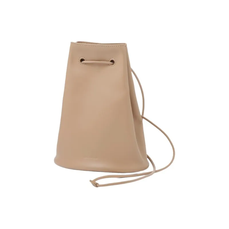 JIL SANDER Calfskin Shoulder Bag, Crossbody Bag Men's Clay Beige-1