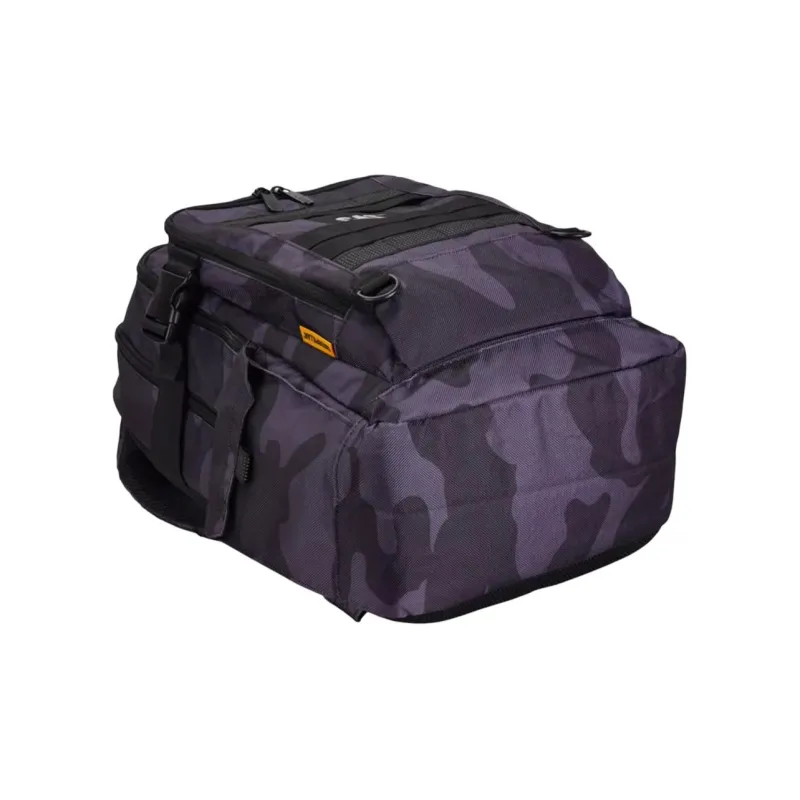 CAT Polyester Backpack Medium Size Unisex Black & Purple-7