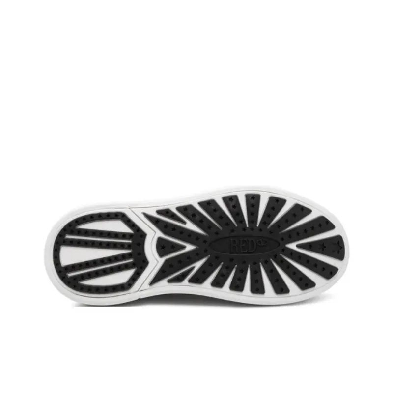 RED VALENTINO Low Top Stylish Skateboarding Shoes Women's White-3