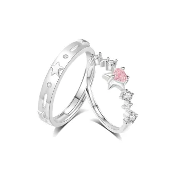 KINGEE Engagement Proposal Birthday Anniversary Rings Unisex