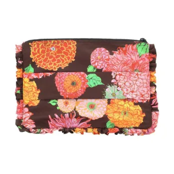 La DOUBLEJ. Polyester Clutch Regular Women's Brown & Multicolor