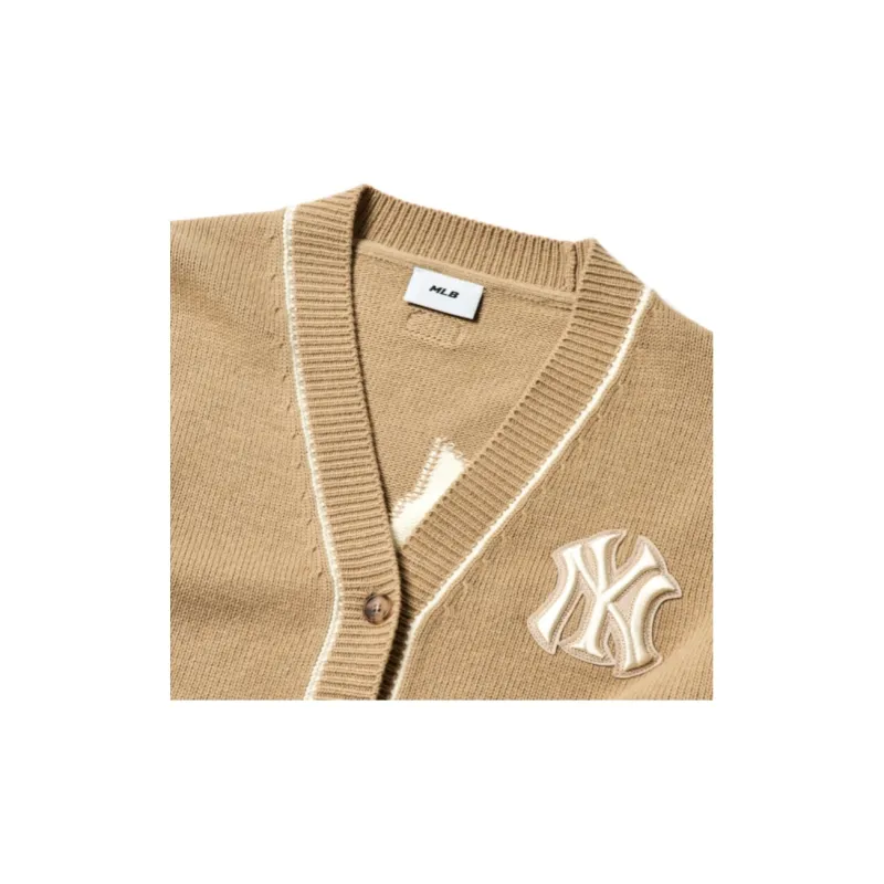 MLB New York Yankees Sweaters Unisex Camel-6