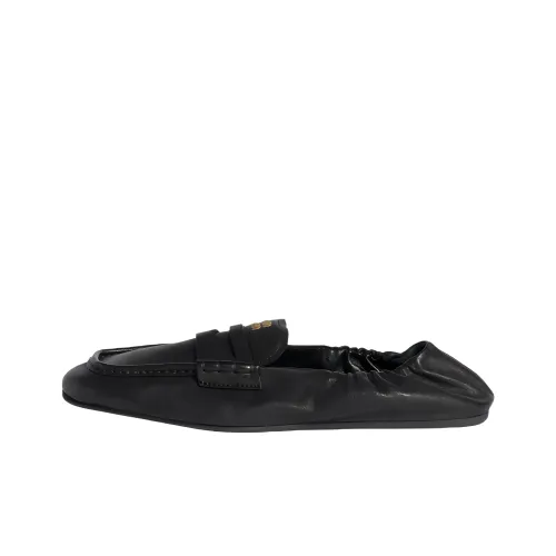 MIU MIU FW24 520 Capsule Collection Loafers Women's Black