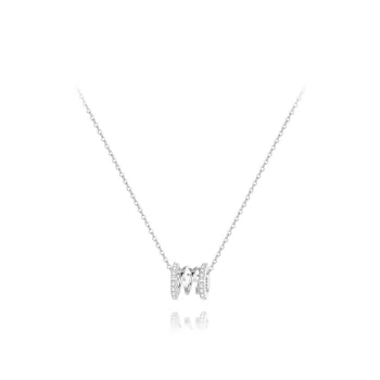 BLANK IN BLANK Zircon Necklaces Women's Anniversary Birthday Present Box