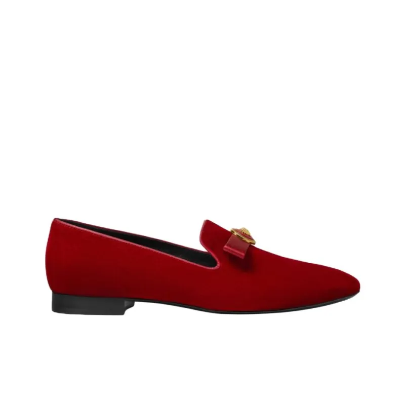 FANSIZHE Gianni Loafers Women's Red-1