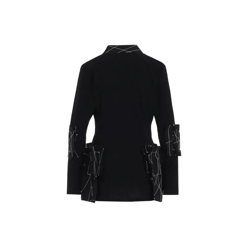 Yohji Yamamoto Panelled Single-Breasted Jacket-1