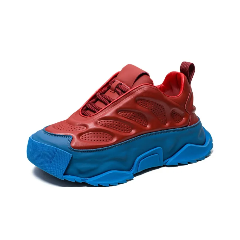 Team Bees Wear-Resistant Slip-Resistant Cushioning Low-Top Chunky Sneakers Men's Box Included-2