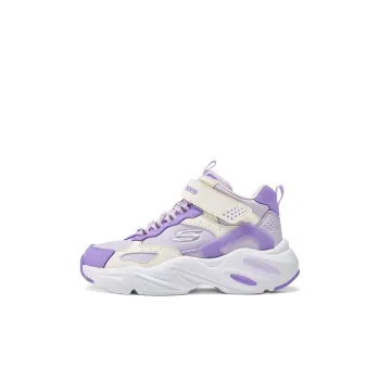 Skechers SKECHERS GIRLS Anti Slip And Wear Resistant Warm Low Top Kids Lifestyle Shoes White Purple Kids'