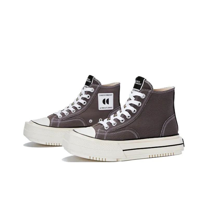 CHOCO CONCERT Canvas Shoes Unisex Brown-2