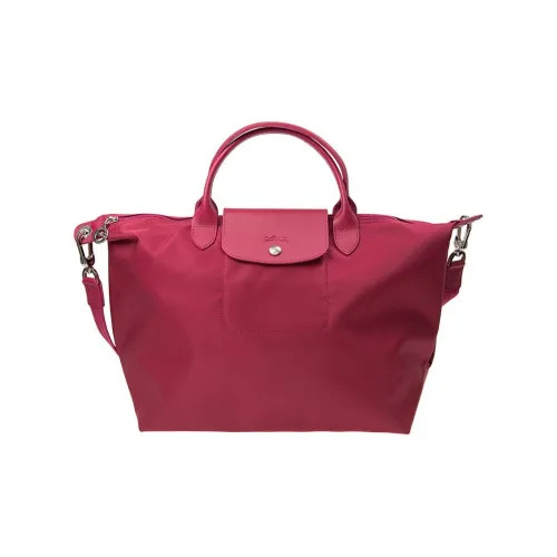 LONGCHAMP Le Pliage Néo Nylon Shoulder Bag Crossbody Bag Handbag Women's Fuchsia