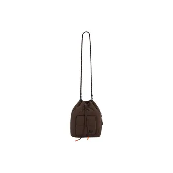 Lafuma Fabric Bucket Bags Crossbody Bag Shoulder Bag Women's Red Brown