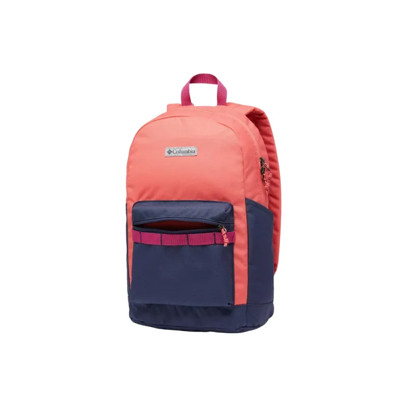 Columbia Polyester Backpack Regular Unisex Red & Navy-0