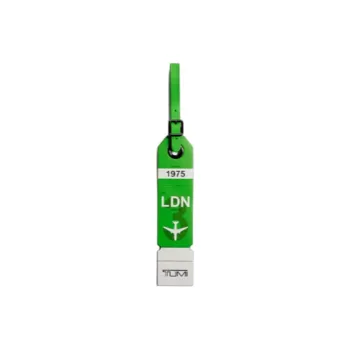TUMI Travel Access Luggage Tags Green