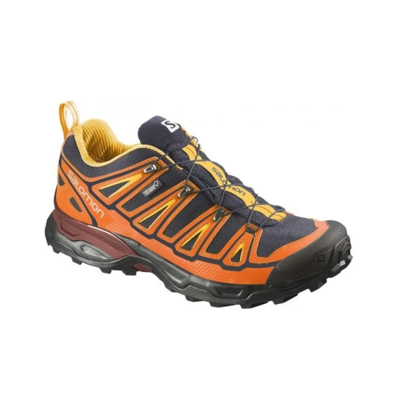 SALOMON X Ultra 2 Slip Resistant, Abrasion Resistant, Waterproof Low Top Outdoor Shoes Men's Orange Yellow Black-1