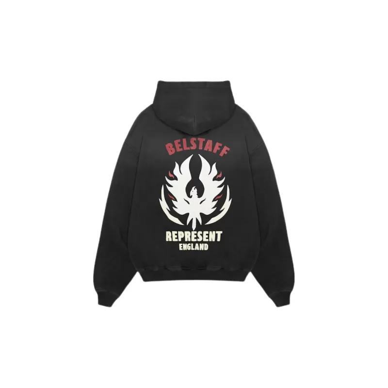 Belstaff X REPRESENT Belstaff Collaboration Sweatshirts Men Black-1