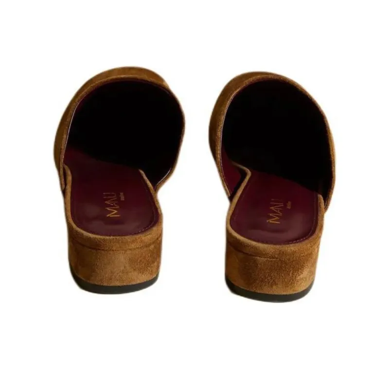 Manu Atelier Beste Slippers Wrap-toe Slippers Women's Brown-3