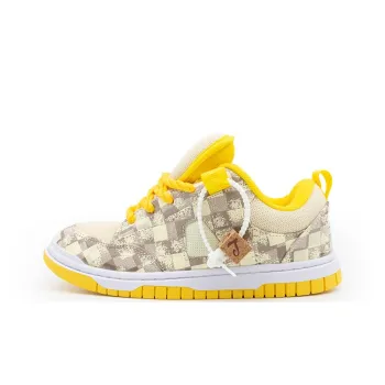 Shionpo Skateboard Shoes Unisex Low Top Yellow