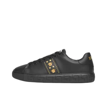 FANSIZHE Greca Low Top Skateboard Shoes Men's Black