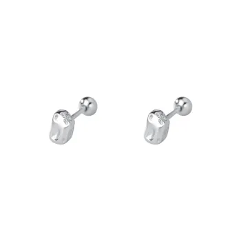 GIFT&CO 999 Fine Silver Stud Earrings Women's