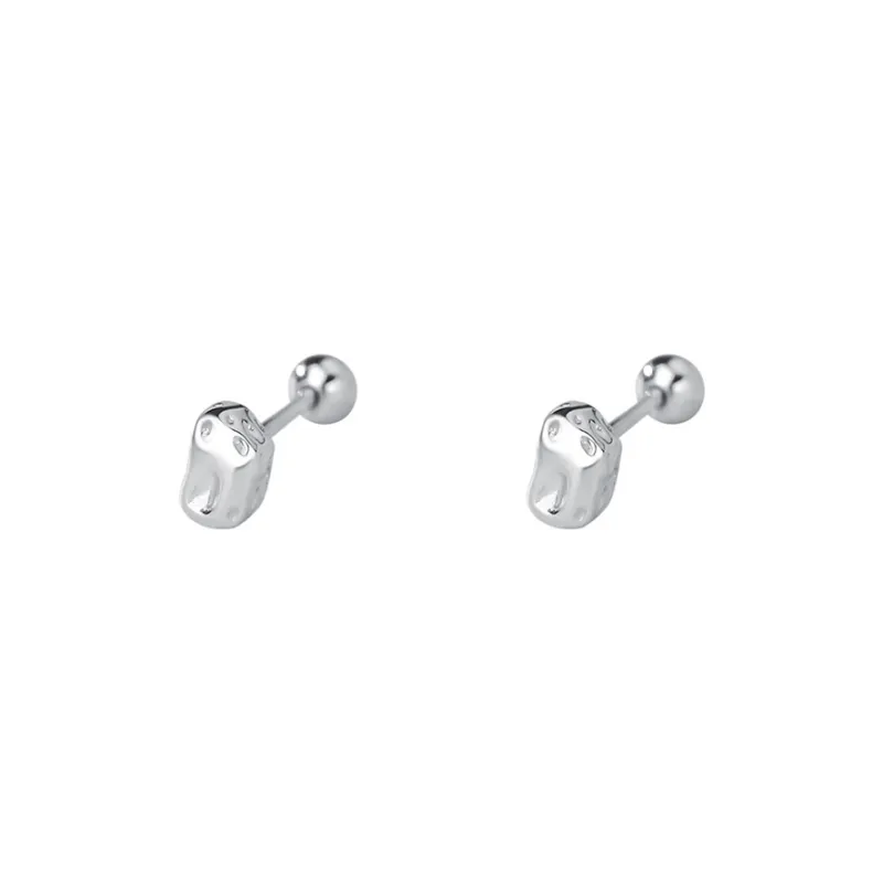 GIFT&CO 999 Fine Silver Stud Earrings Women's-0
