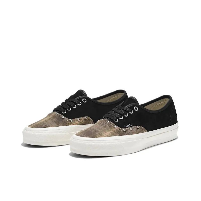 Authentic Premium Vans 44 'Prep Plaid Pack Olive Green'-1