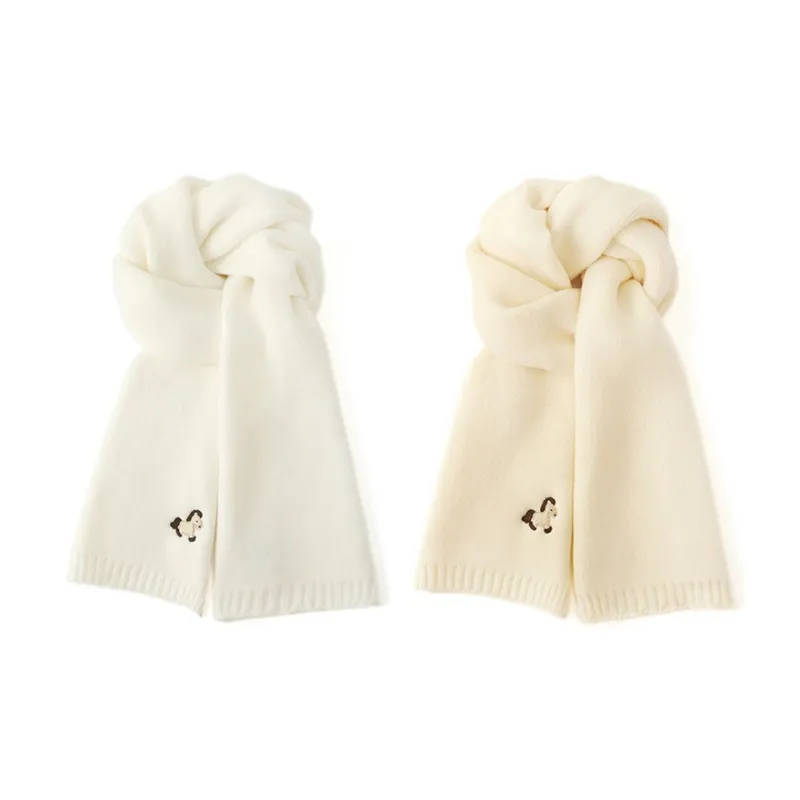 STUFFER Faux Cashmere Knit Scarves Unisex-13