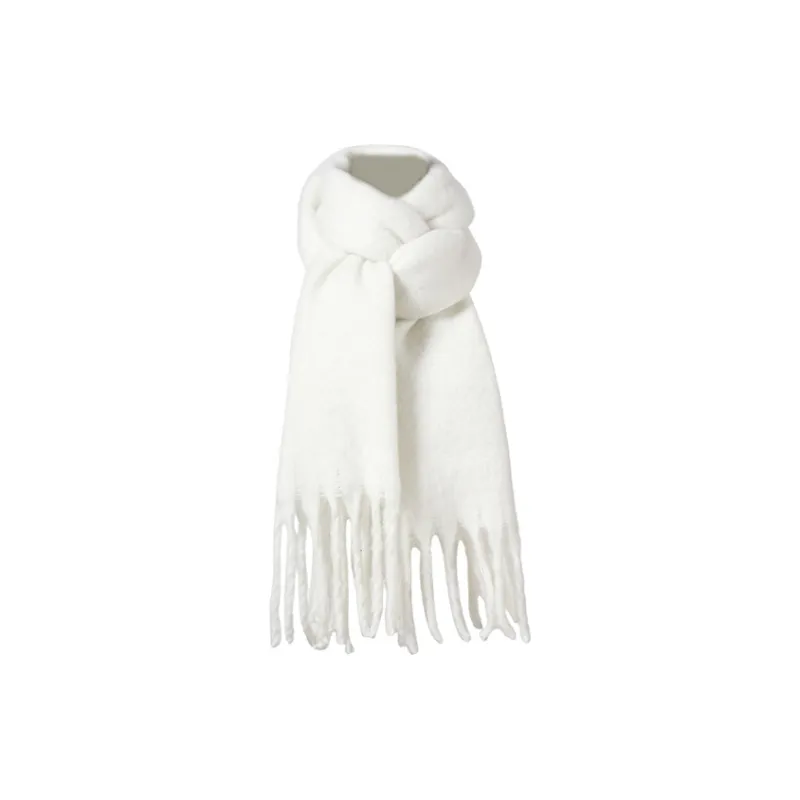 15 MINS Polyester Knit Scarves Women's Multicolor-0