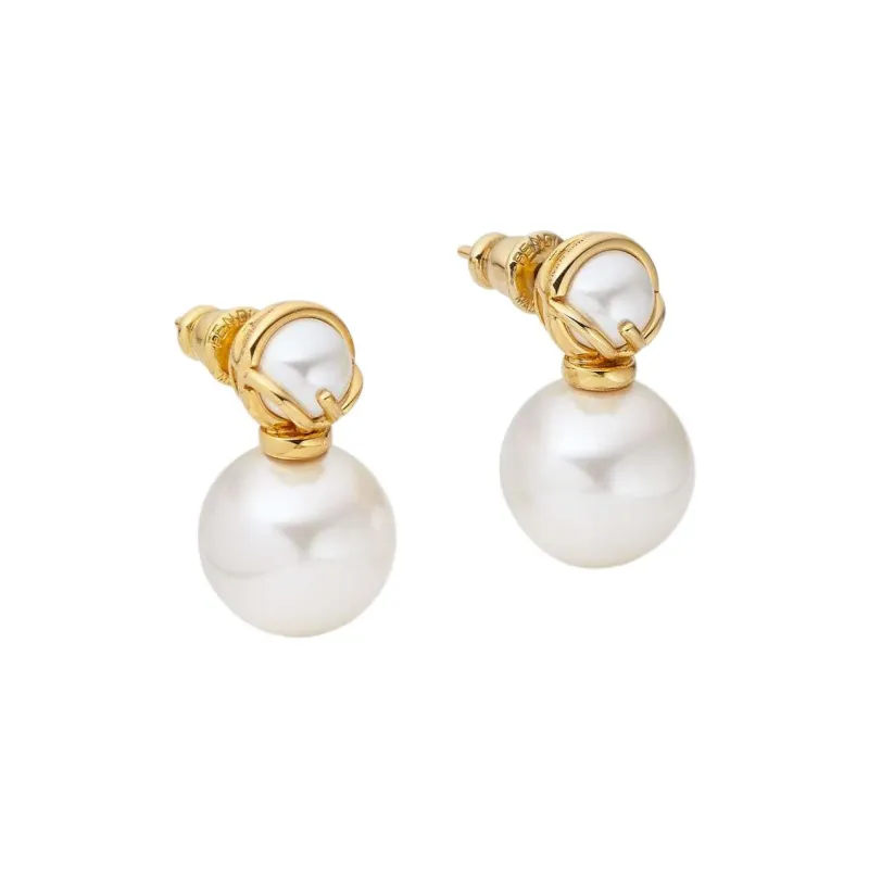 FENDI F Is FENDI Embellished Earrings-0