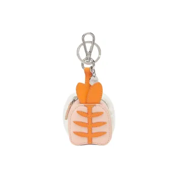 FENDI Sheepskin, Calfskin, Metal Pendants Men's Multicolor