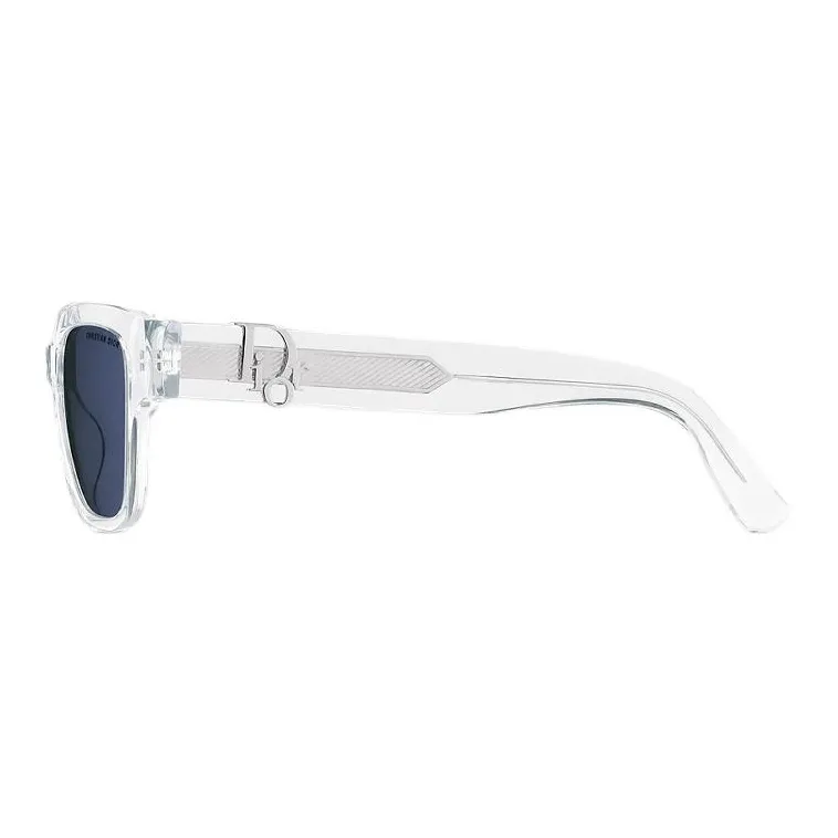 DIOR Acetate Metal Square Sunglasses Men's Transparent-2