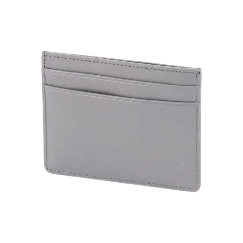 Sandro Cow Leather Card Holder Men's Medium Gray-1