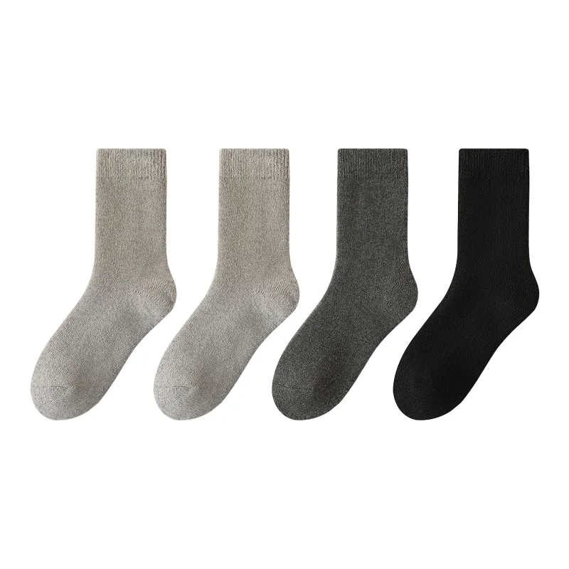 XXLLG Mid Calf Socks Women's 4 Pack-9