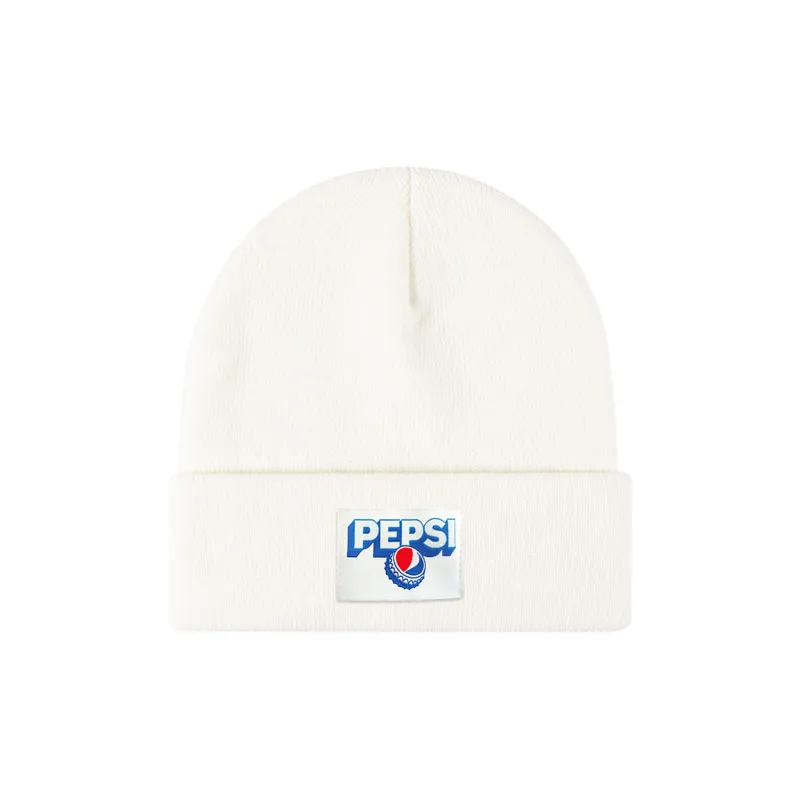 Pepsi Acrylic Beanies Unisex Black Caramel-15