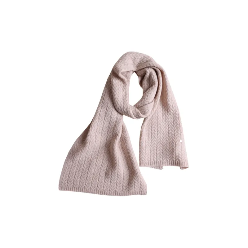 Lagur 100% Merino Wool Knit Scarves Women's-14