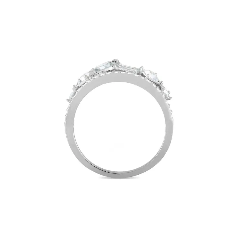 Swarovski Stainless Steel Rings Women's Silver-1