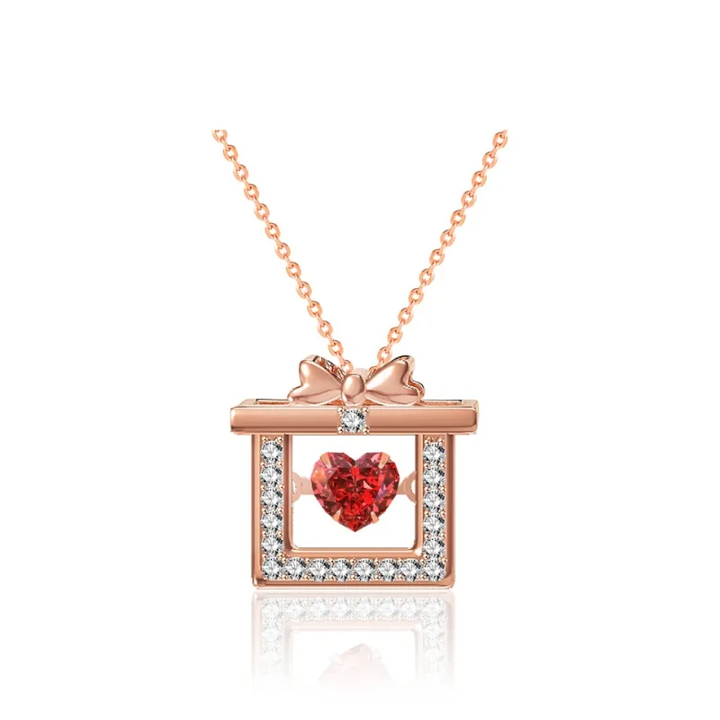 KEMLAIDA S 925 Sterling Silver Zircon Necklaces Women's-0