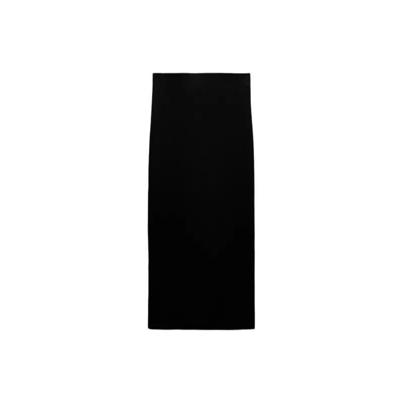 ZARA Casual Long Skirts Women's Black-1