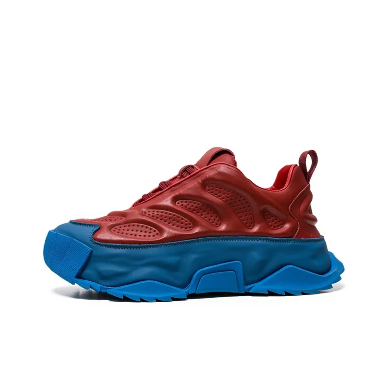 Team Bees Wear-Resistant Slip-Resistant Cushioning Low-Top Chunky Sneakers Men's Box Included-1