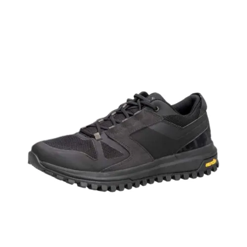 Caravan Anti-Slip Wear-Resistant Low-Top Hiking Shoes Men's Black