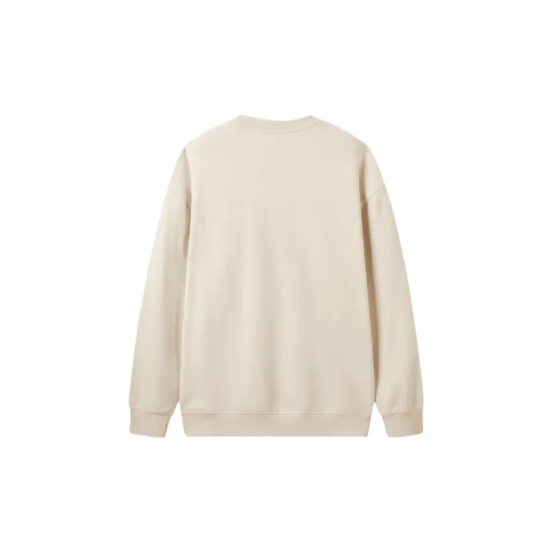GAP Sweatshirts Unisex Beige+Necklace-2