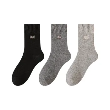MIIOW Mid Calf Socks Unisex 3 Pack