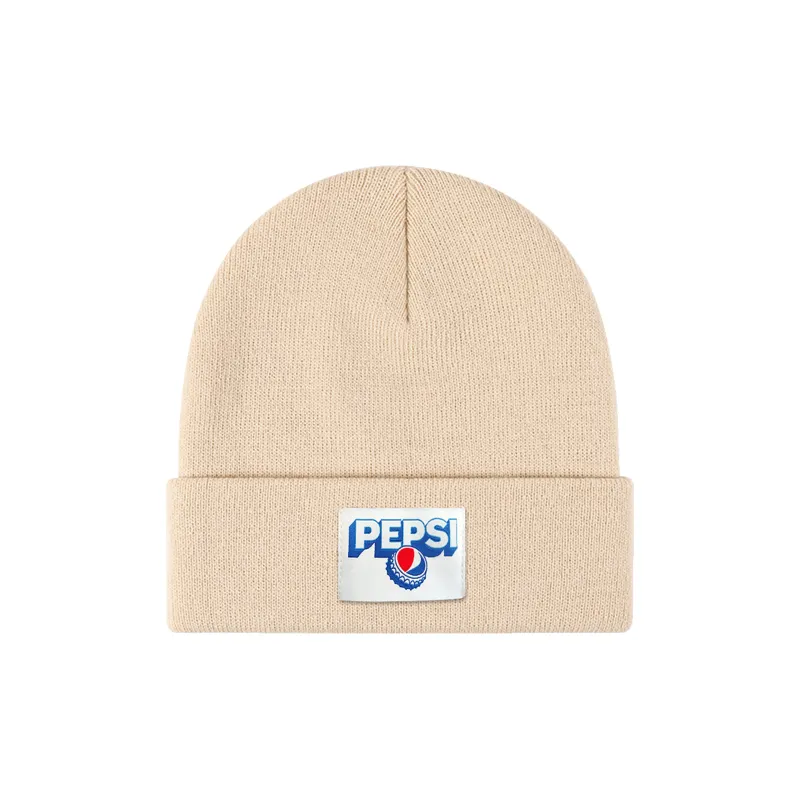 Pepsi Acrylic Beanies Unisex Black Caramel-12