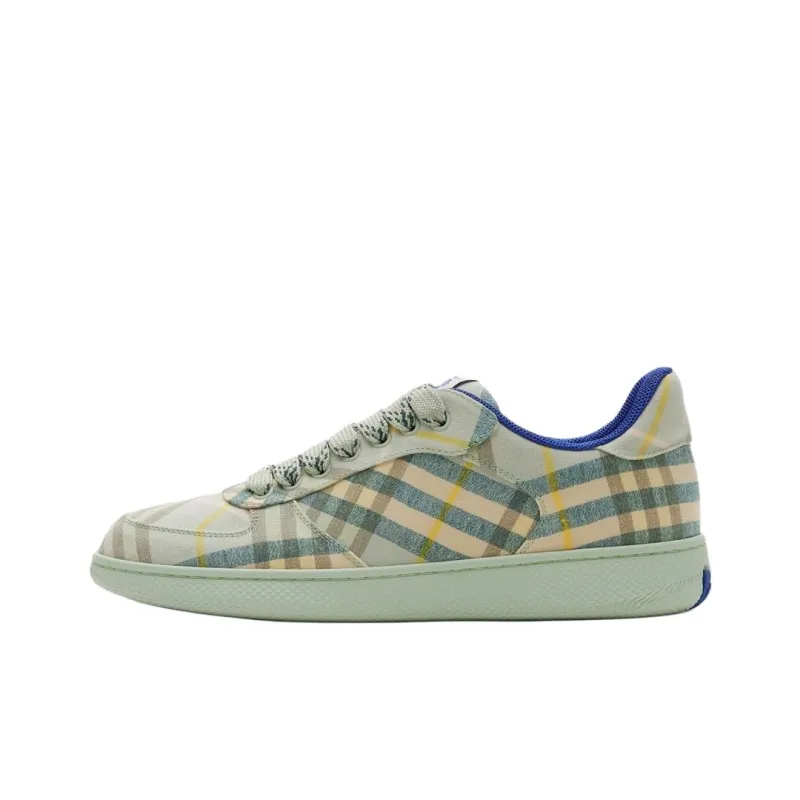Burberry Terrace Low-Top Skateboard Shoes Women's Green-0