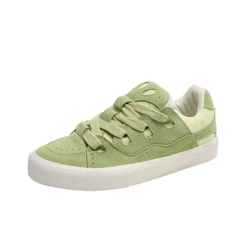 Wooden Rabbit Abrasion Resistant Slip Resistant Low Top Skateboard Shoes Unisex-25