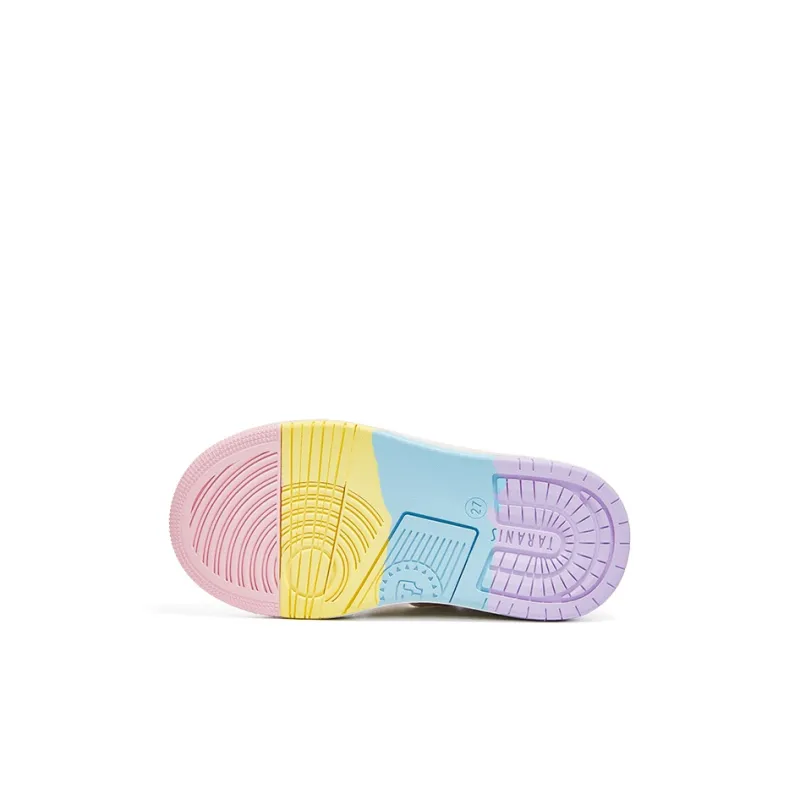 TARANIS Slip Resistant Breathable Kids' Skateboarding Shoes White/Pink Children Aged 3 7 Years Old-3