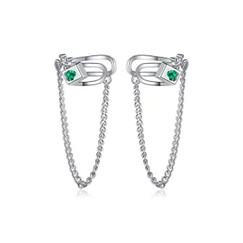 OGDAID S925 Silver Clip On Earrings Women's